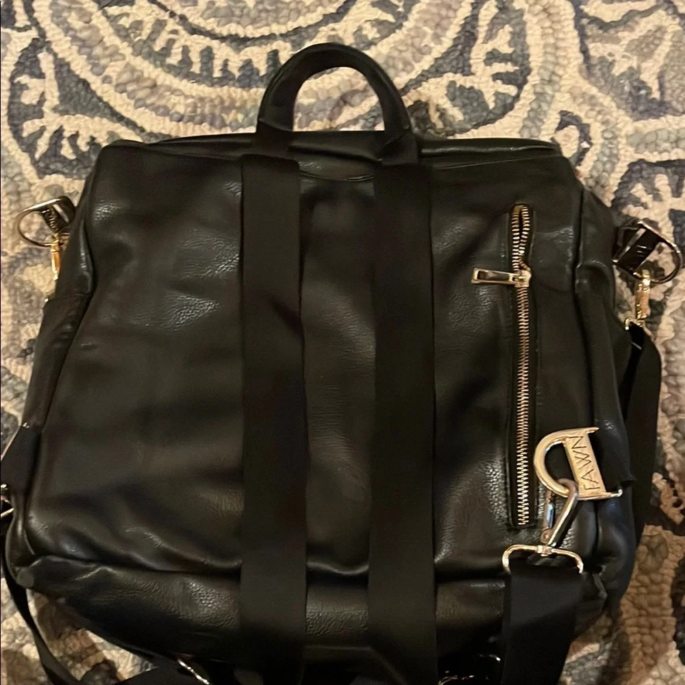 Fawn Design Black Diaper Bag